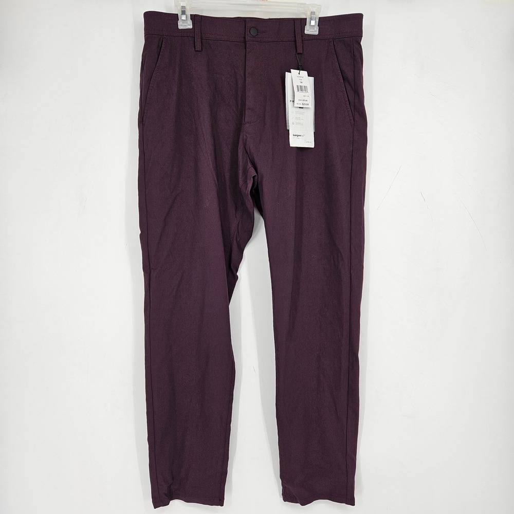 Projek Raw Performance Pants Mens 34 Plum Bungee Stretch Outdoors Casual